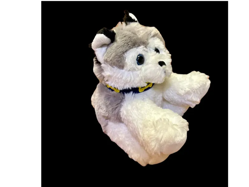 Alaskan Husky with Alaska collar 9" Plush