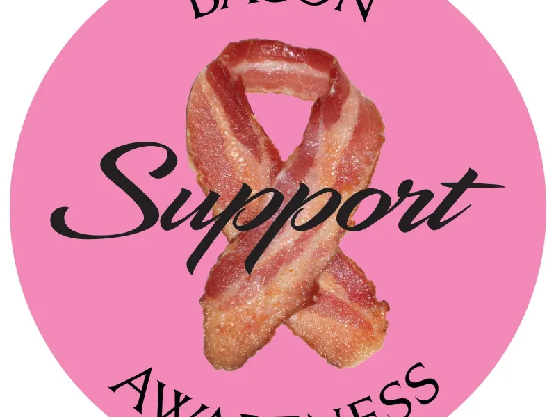 Support Bacon Awareness  3 inch Decal