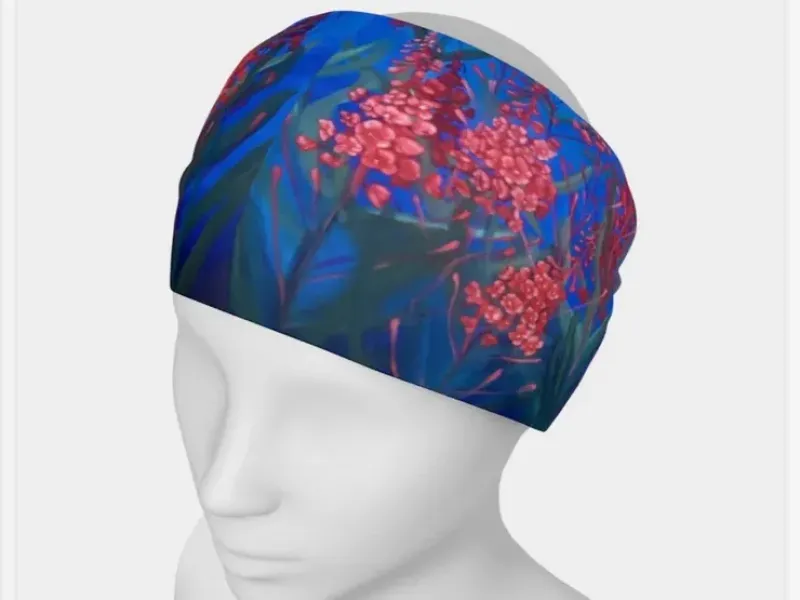Fireweed Art Headband/Gaiter