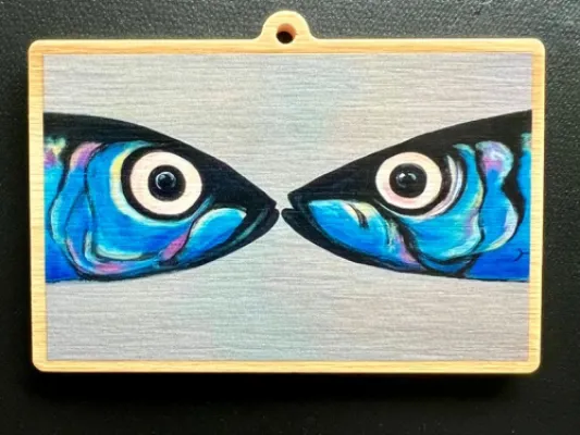 Herring Wooden Ornament