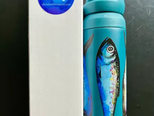 In A Row Water Bottle