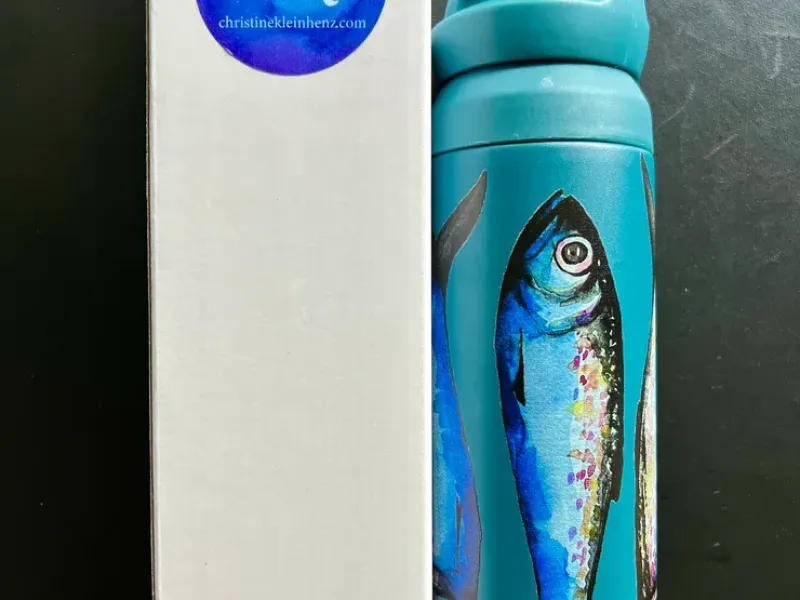 In A Row Water Bottle
