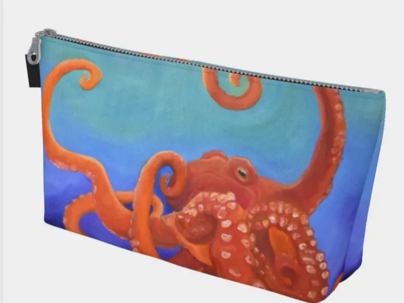 Octopus Makeup Bag