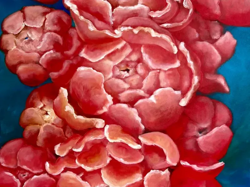 Poenies Reimagined Original Painting