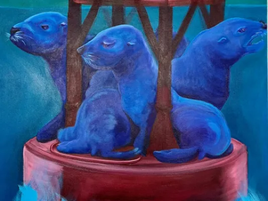 Sea Lion Above Original Paintings