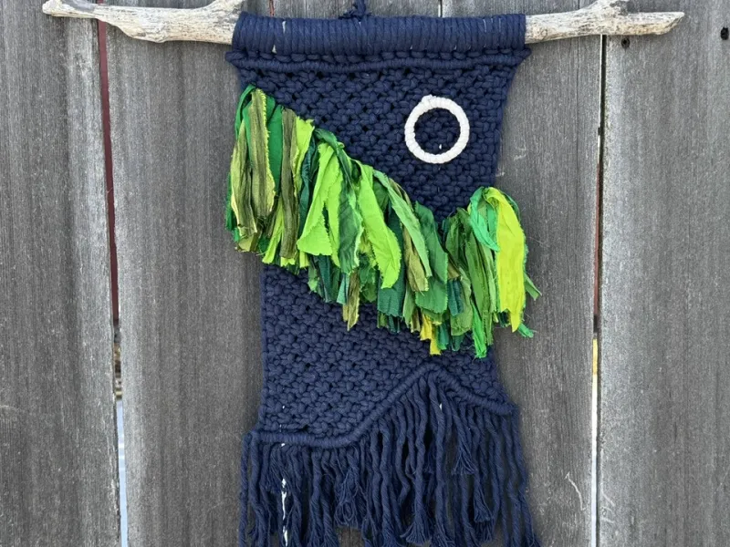 Northern Lights wall-hanging
