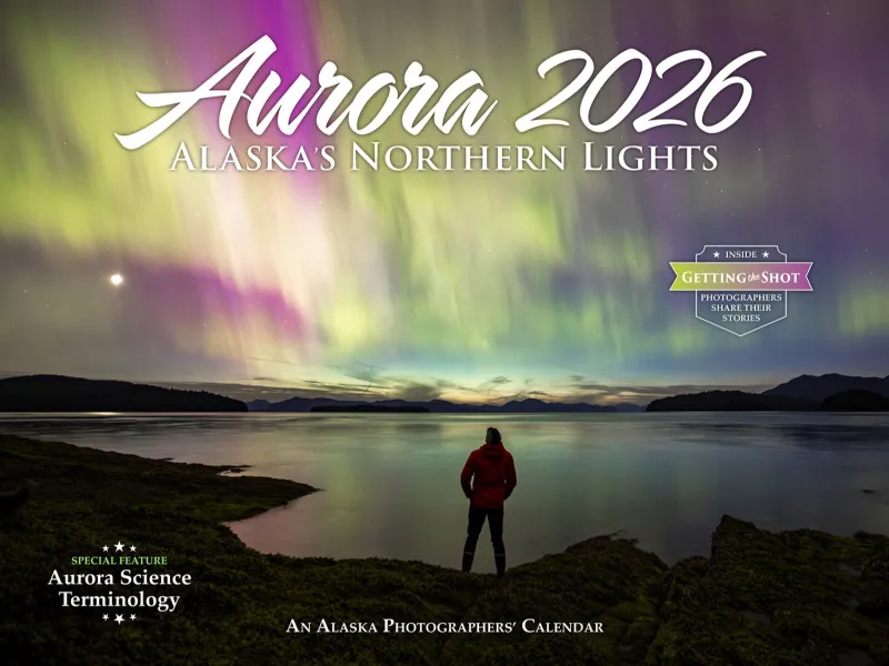 2026 Aurora - Alaska's Northern Lights Wall Calendar