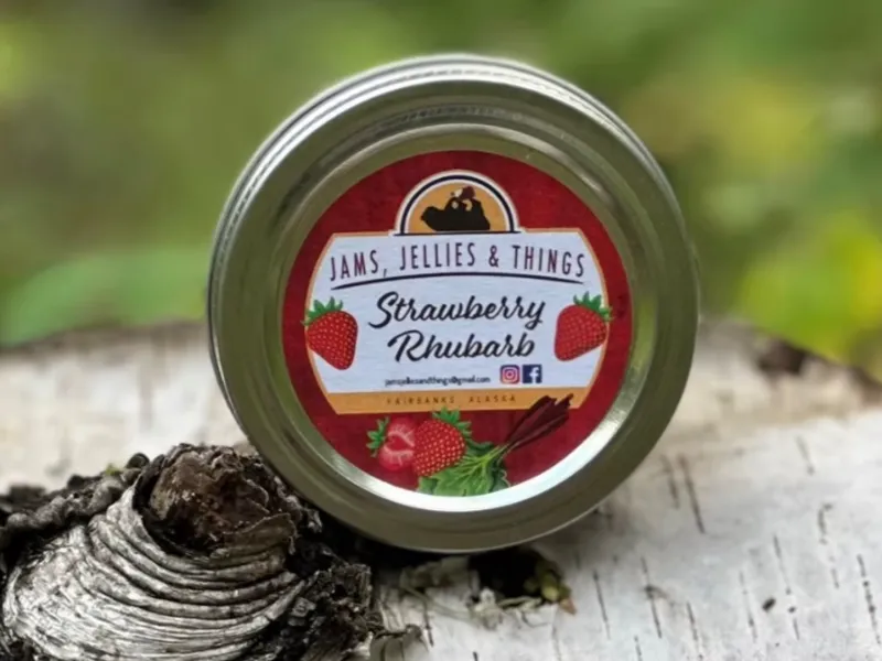 4oz Strawberry Rhubarb Jam
