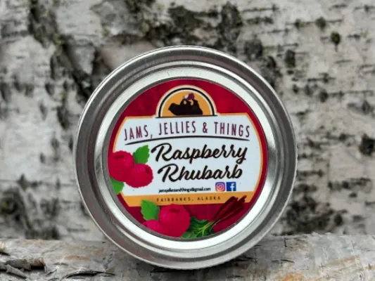 4oz Raspberry Rhubarb Jam