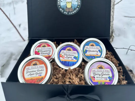 Jams, Jellies & Things 4oz Sample Pack (5 4oz jars)
