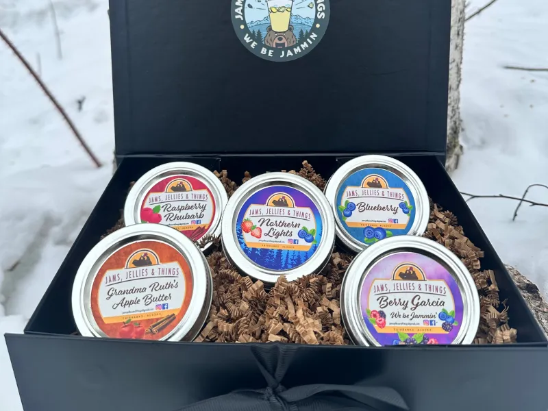 Jams, Jellies & Things 4oz Sample Pack (5 4oz jars)