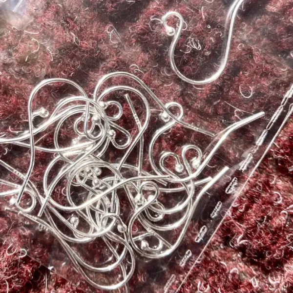 Steeling Silver Hooks 10 pairs
