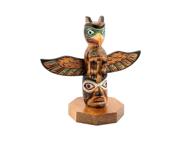 Alaska Black Diamond Eagle's Human Legacy Totem Pole