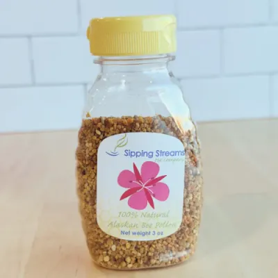 ALASKAN BEE POLLEN – 3 OZ BOTTLE