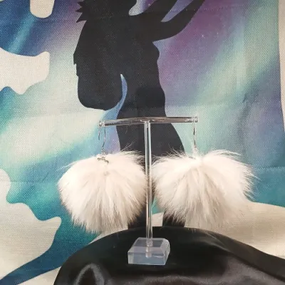 Artic Fox Pom Poms