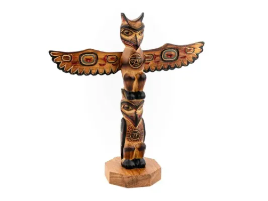 Alaska Black Diamond The Love Birds Totem Pole