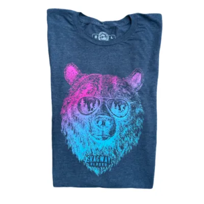 Sunglasses Bear Tee Skagway Alaska