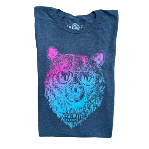 Sunglasses Bear Tee Skagway Alaska