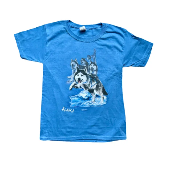 Sled Dogs Kids Tee Alaska