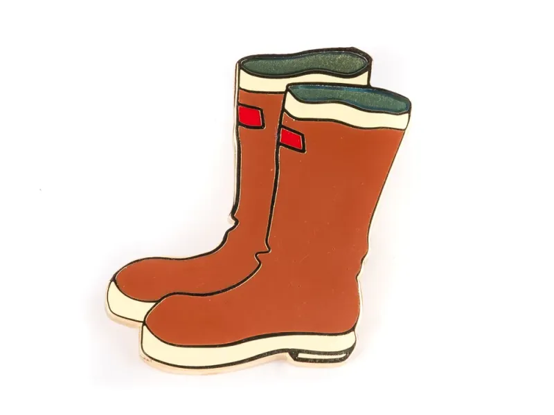 Wm Spear Design Ketchikan Rainboot Xtratuf Pin
